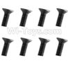 HuanQi 727 Parts-89-11 F5211 Inner-Hexagon Flat head screws(10pcs)-M3X10mm,HuanQi 727 Rc Car Spare Parts Replacement Accessories,HQ727 HQ 727 1:10 Scale BRUSHED RC Racing Truck Parts rc off-road car Parts,Truck Car Parts